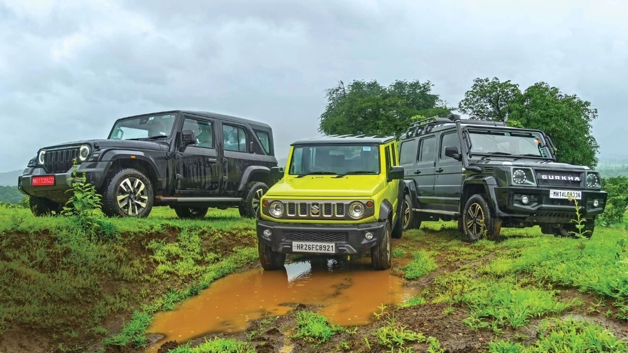 Thar 5-Door vs Jimny