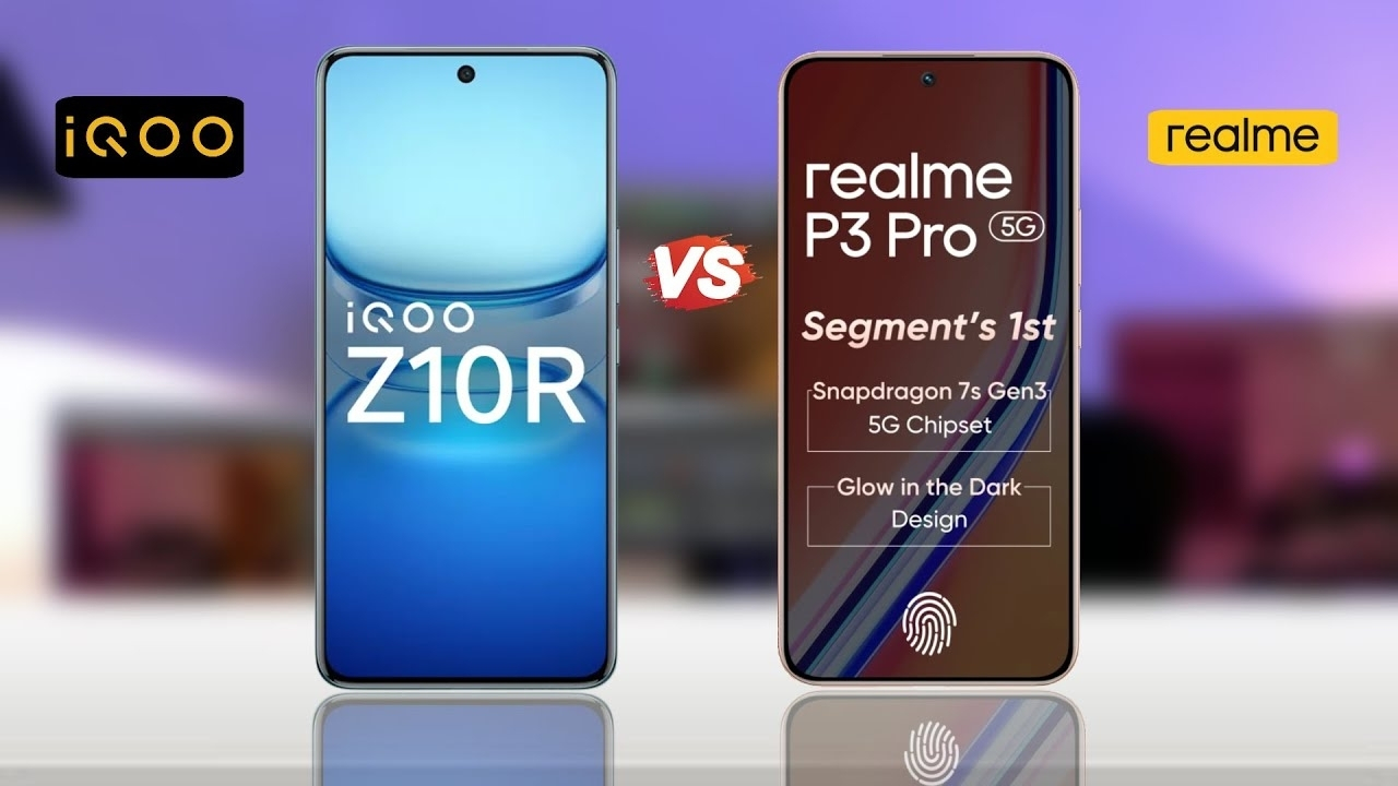 Realme P3 Pro 5G vs iQOO Z10R